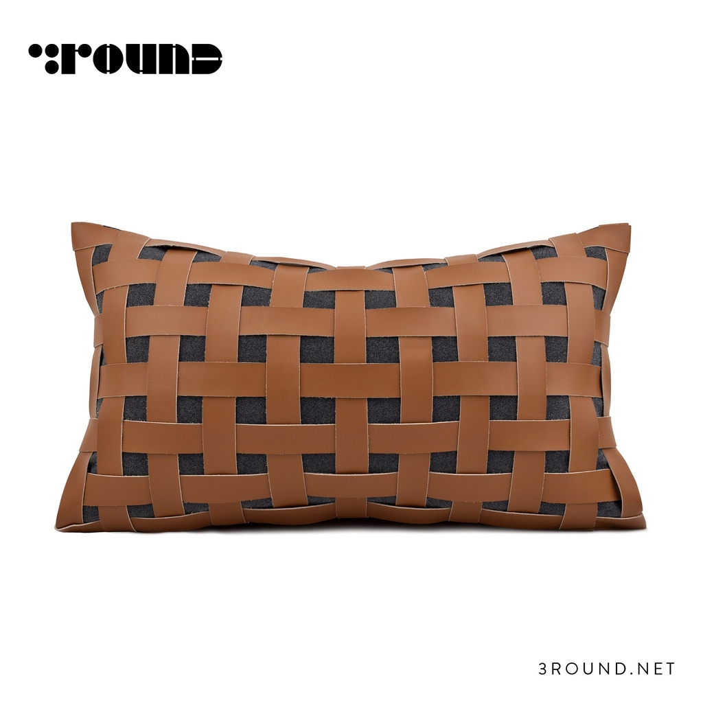 Leather Long Cushion Y065