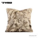 Fur Square Cushion F379