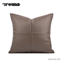 Leather Square Cushion F319