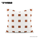 Leather Square Cushion F328