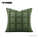 Leather Square Cushion F346