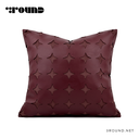 Leather Square Cushion F397