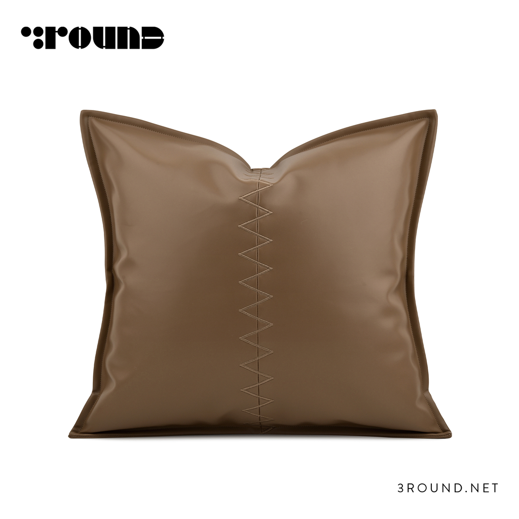 Leather Square Cushion F836
