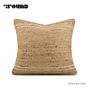 burlap Square Cushion F824