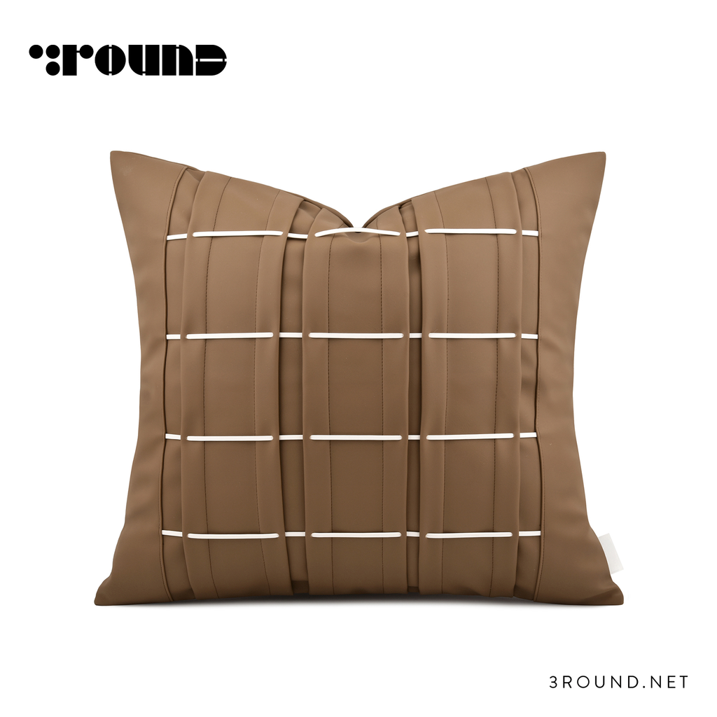 Leather Square Cushion F809