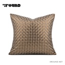 Leather Square Cushion F925 (P)