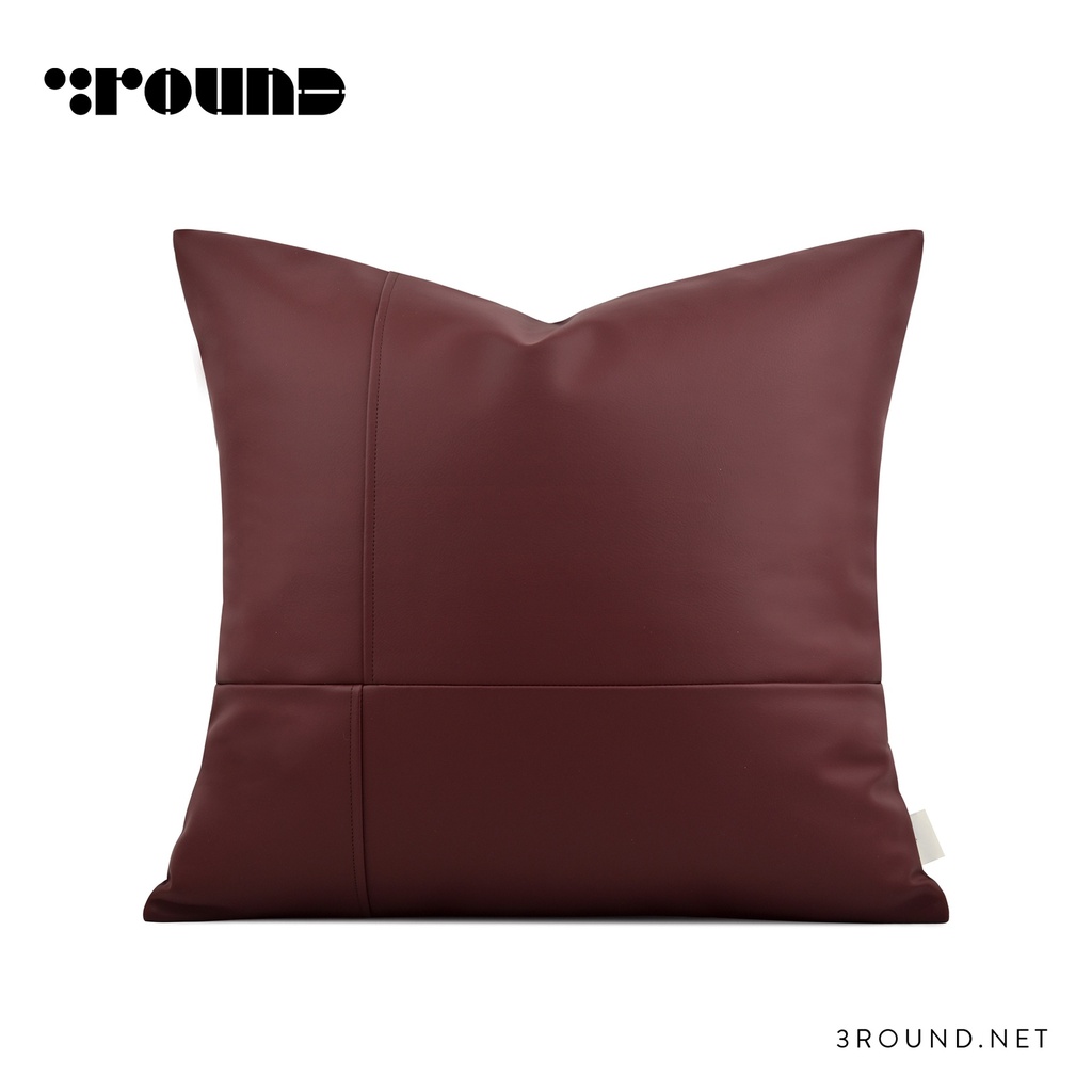 Leather Square Cushion F102 (P)