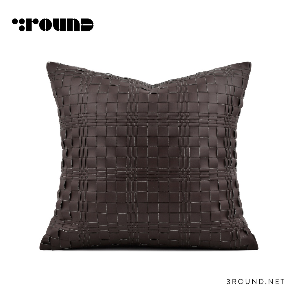 Leather Square Cushion F209