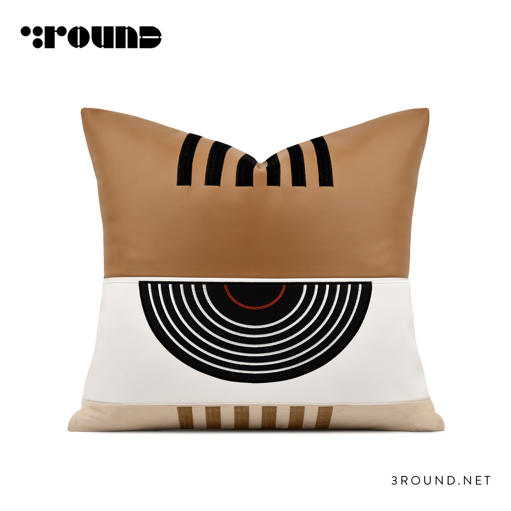 Leather Square Cushion F611