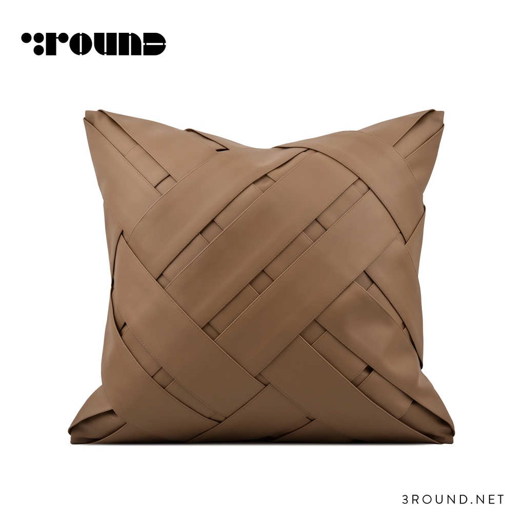 Leather Square Cushion F201