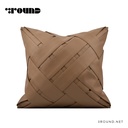 Leather Square Cushion F201