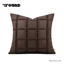 Leather Square Cushion F410-2