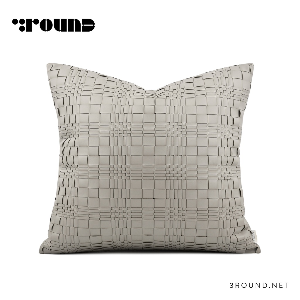 Leather Square Cushion F504