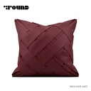 Leather Square Cushion F396
