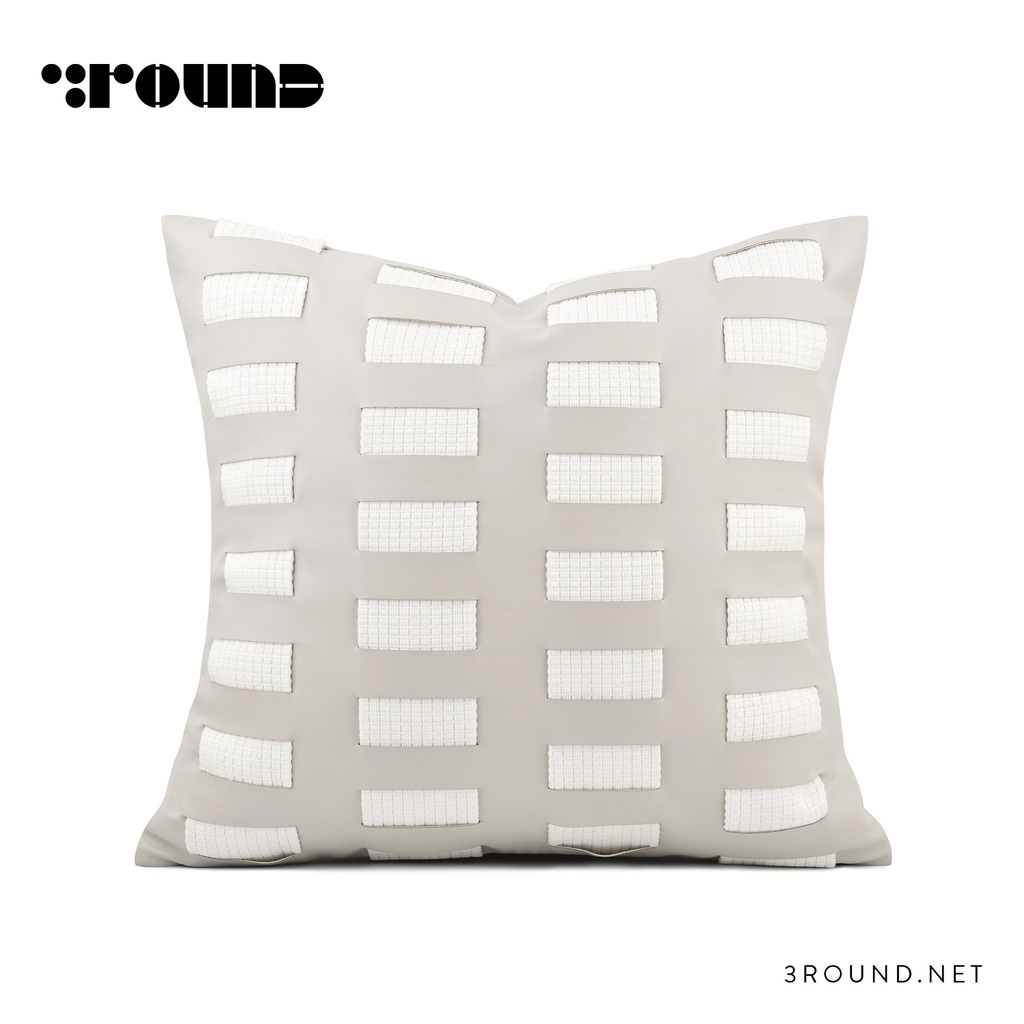 Leather Square Cushion F439