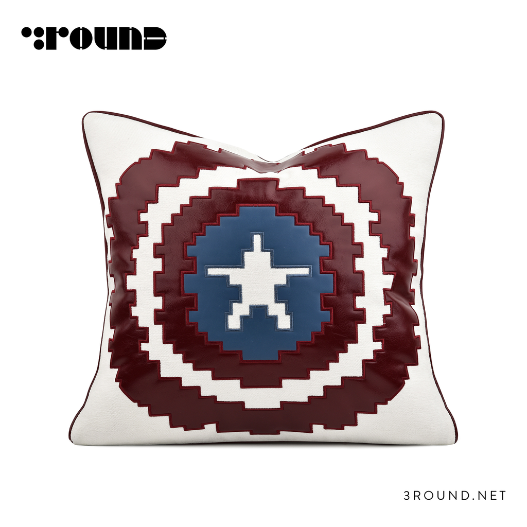 Leather Square Cushion F621