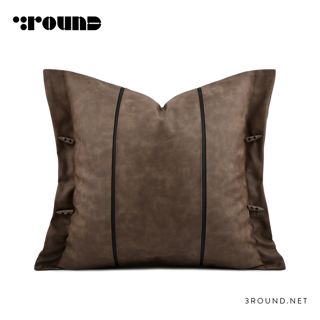 Leather Square Cushion F655