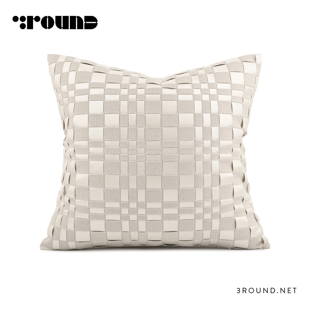 Leather Square Cushion FZ249