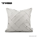 Leather Square Cushion F337