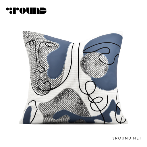 Fabric Square Cushion F739