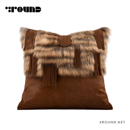 Fur Square Cushion F378