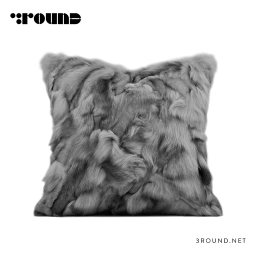 Fur Square Cushion F388