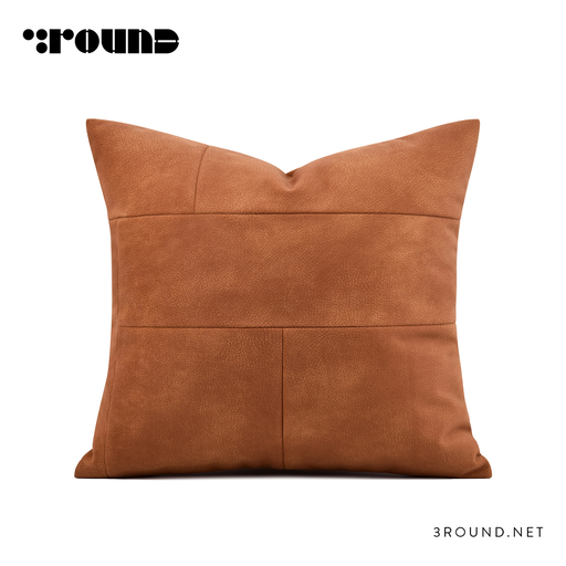 Leather Square Cushion F307