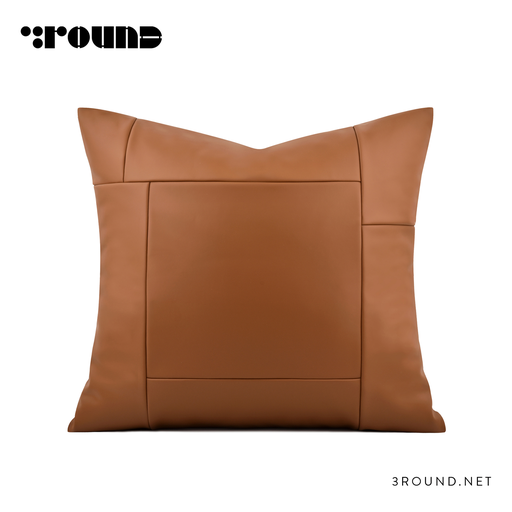 Leather Square Cushion F308