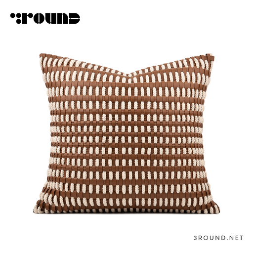 Leather Square Cushion F310