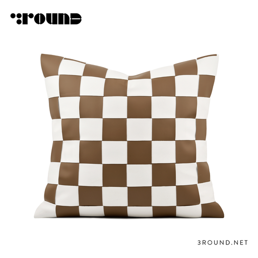 Leather Square Cushion F312