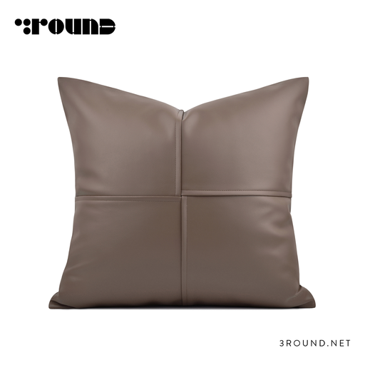 Leather Square Cushion F319