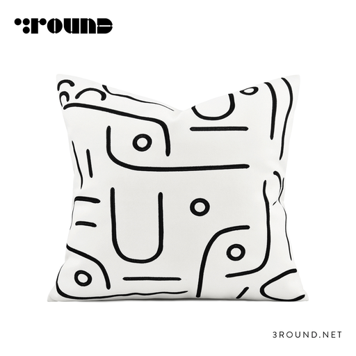 Leather Square Cushion F330