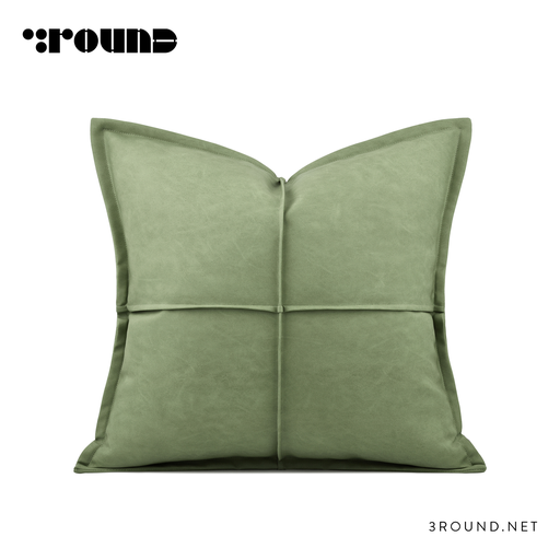 Leather Square Cushion F348