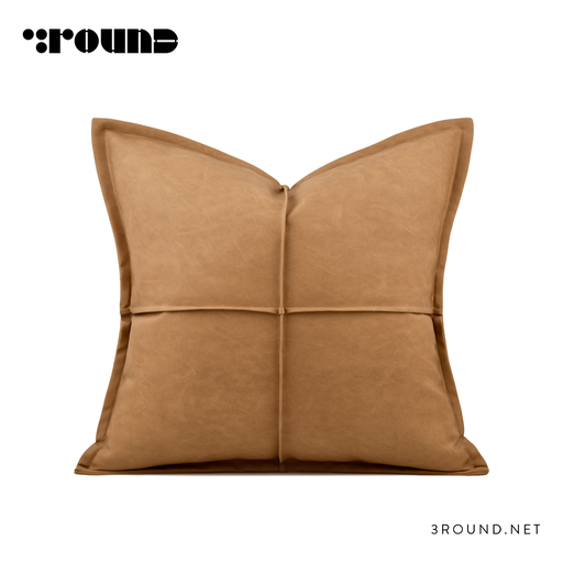 Leather Square Cushion F372