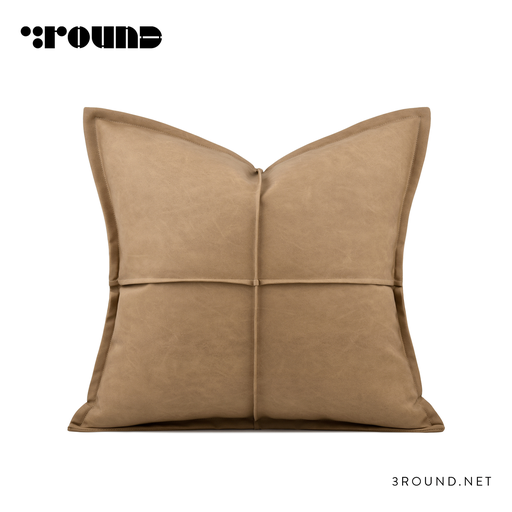 Leather Square Cushion F373