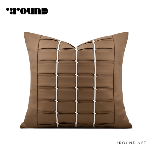 Leather Square Cushion F403