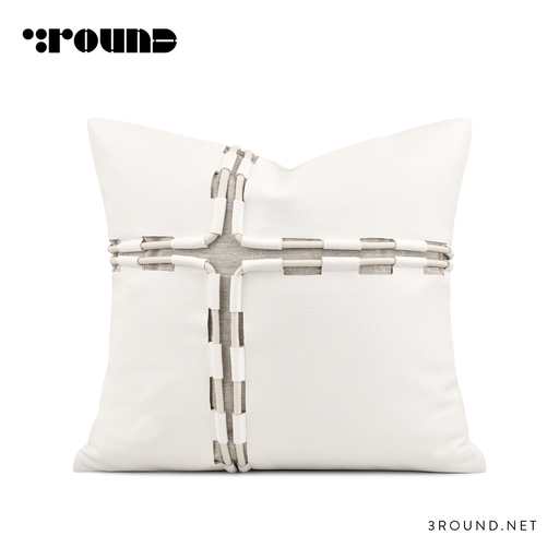 Leather Square Cushion F892