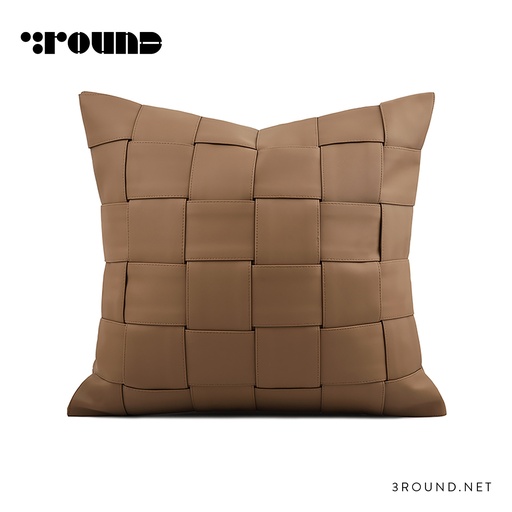 Leather Square Cushion F010