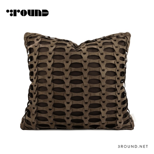 Leather Square Cushion F841 (P)