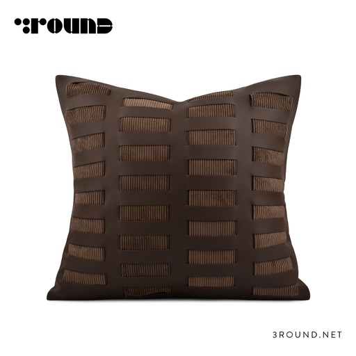 Leather Square Cushion FZ277 (P)