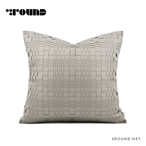 Leather Square Cushion F504 (P)