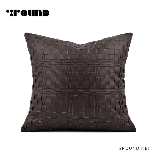 Leather Square Cushion F209