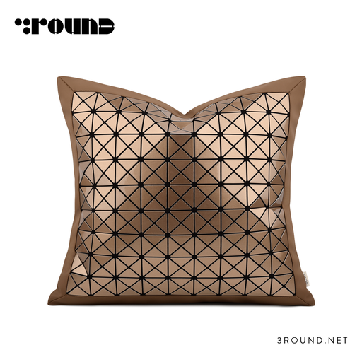 Leather Square Cushion F604