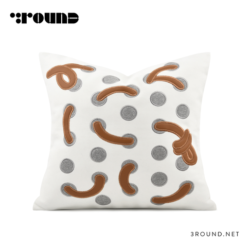Leather Square Cushion F610