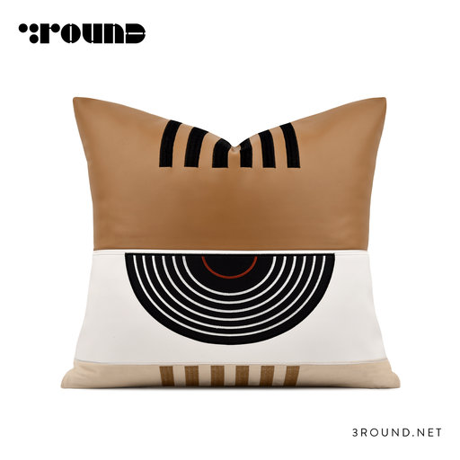 Leather Square Cushion F611