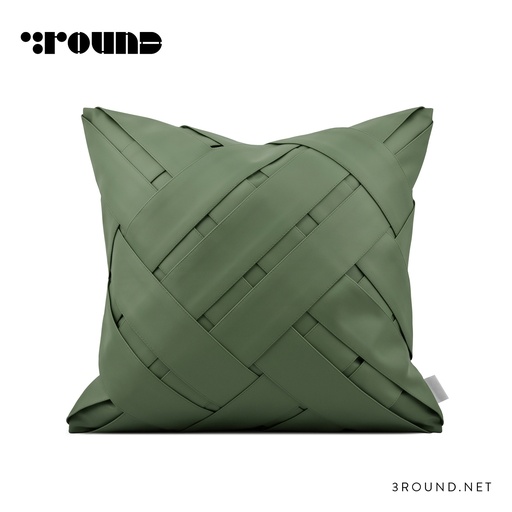 Leather Square Cushion F335