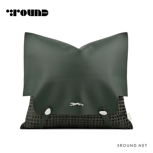 Leather Square Cushion F468