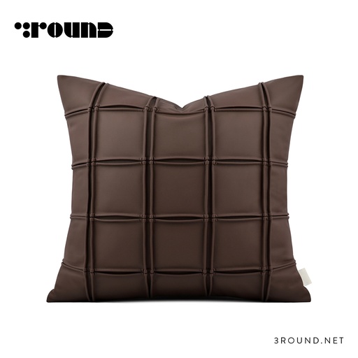 Leather Square Cushion F410-2