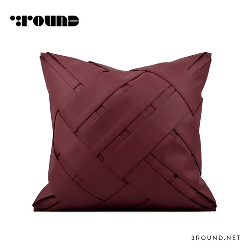 Leather Square Cushion F396