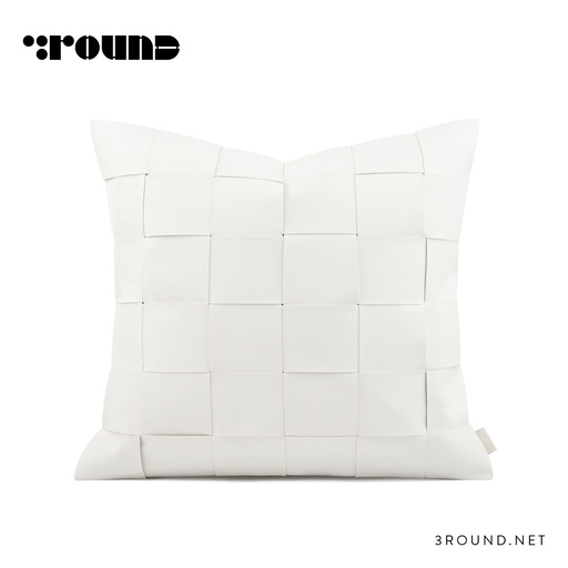 Leather Square Cushion F414